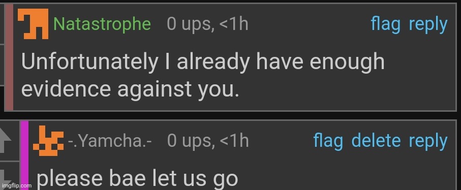 please bae let us go | made w/ Imgflip meme maker