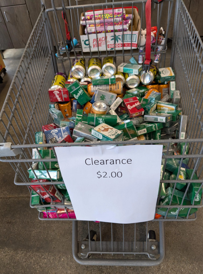 Cigarette Cart Blank Meme Template