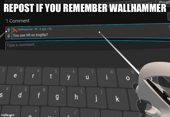 This was over 2 years ago so no fakers | REPOST IF YOU REMEMBER WALLHAMMER | made w/ Imgflip meme maker