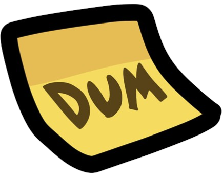 High Quality Dum Sticker Blank Meme Template