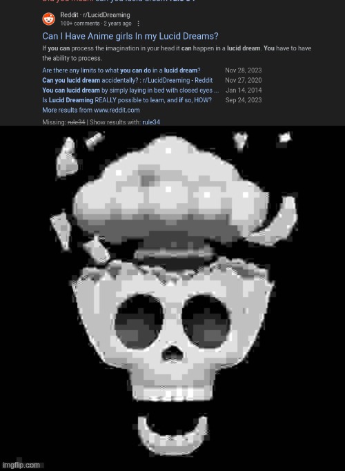 man is asking the right questions (the answer is yes btw, its your own pocket dimension do whatever you want) | image tagged in man i'm dead | made w/ Imgflip meme maker