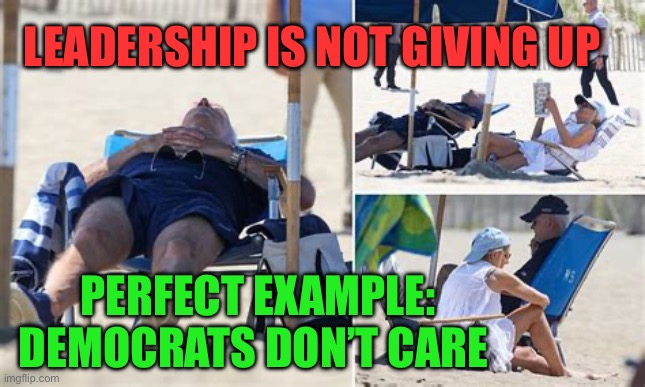 Sleeper of the free world. “Just watch me!” | LEADERSHIP IS NOT GIVING UP; PERFECT EXAMPLE: DEMOCRATS DON’T CARE | image tagged in gifs,democrats,kamala harris,asleep,incompetence | made w/ Imgflip meme maker