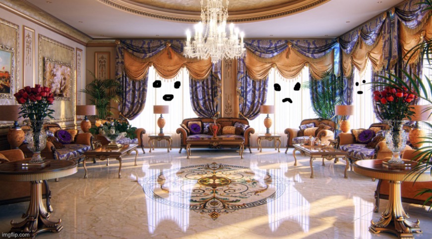 Rich House | image tagged in rich house,haunted,ghosts,boo | made w/ Imgflip meme maker