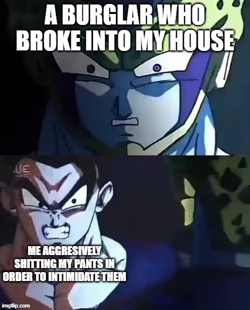 image tagged in gohan tweakin,memes,shitpost | made w/ Imgflip meme maker