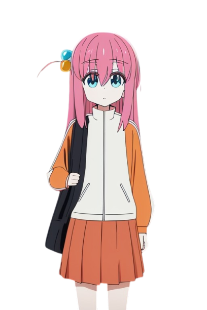 Hitori Gotoh - Wander Outfit Blank Meme Template