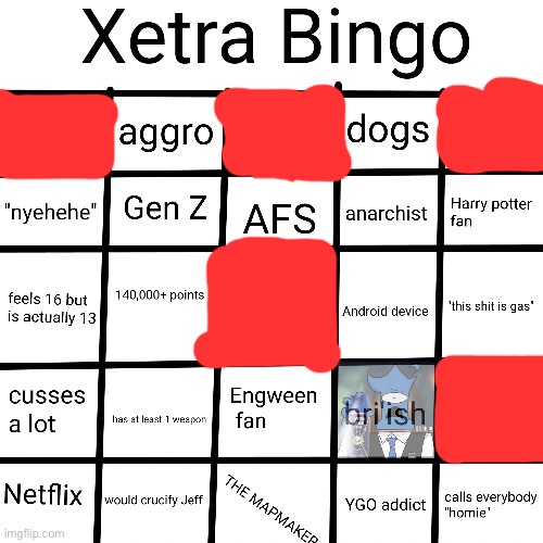 Xetra bingo 2 | image tagged in xetra bingo 2 | made w/ Imgflip meme maker