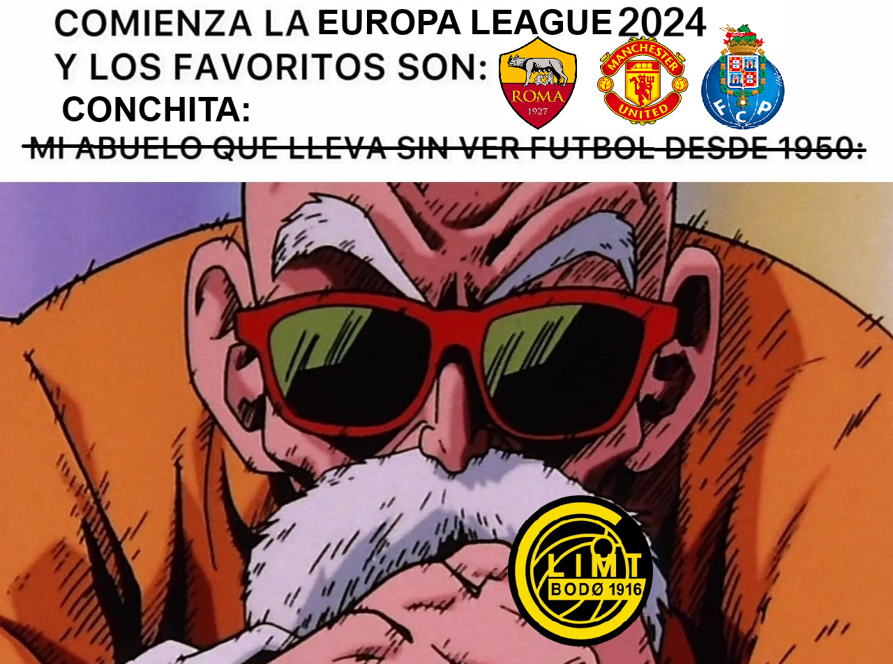 Mater Roshi Europa League Nick Shells Blank Meme Template