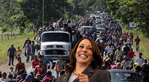 Hobama Illegals Caravan Blank Meme Template