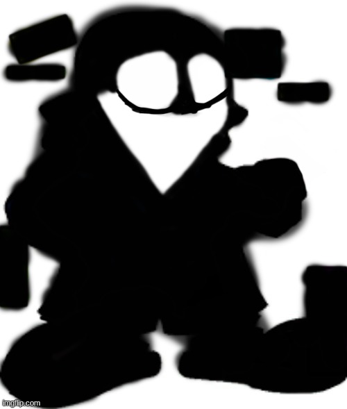 Sillhouette Pibby Spooktale Sans | made w/ Imgflip meme maker