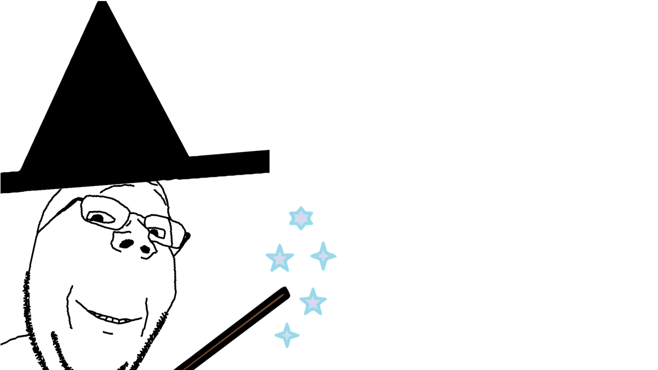 Wizard Wojak Blank Meme Template