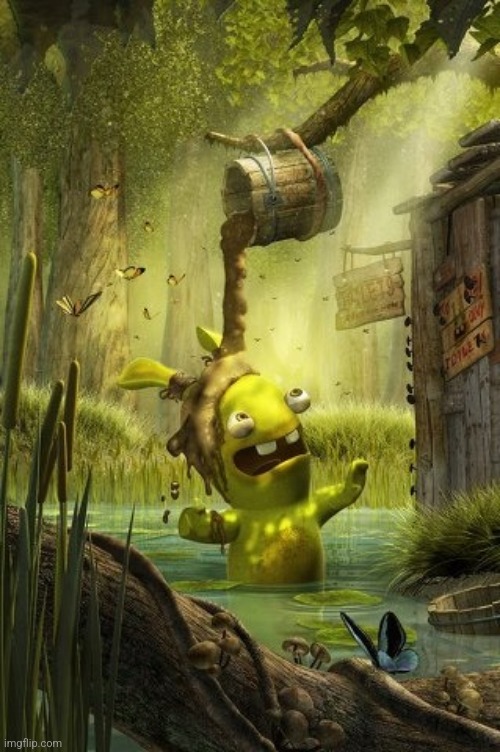 Rabbid Shrek.mp3 | made w/ Imgflip meme maker