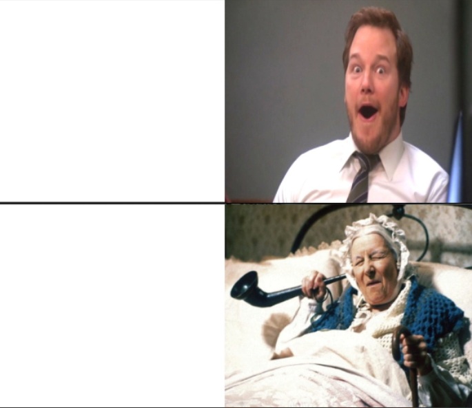 High Quality Feeling Young versus Feeling Old Blank Meme Template