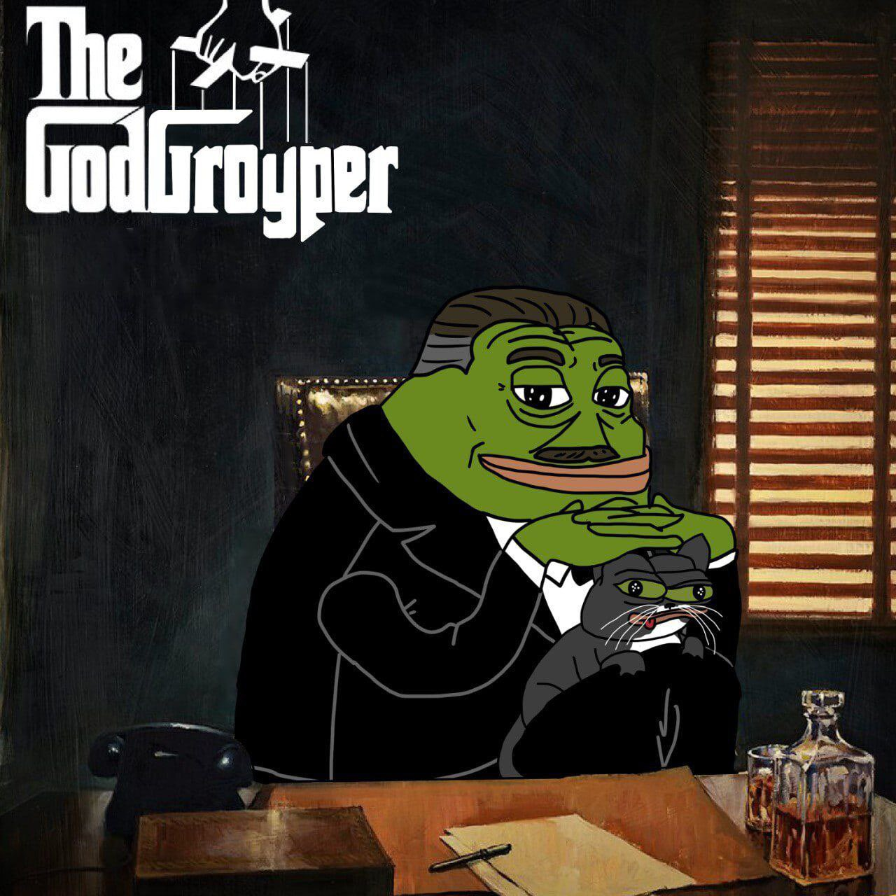 groyper godfather Blank Meme Template