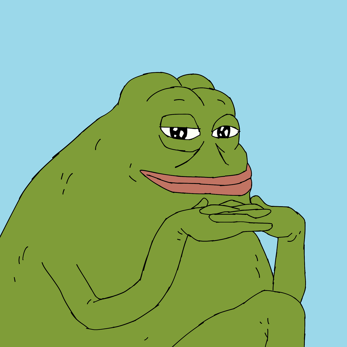 Groyper Smug Blank Meme Template