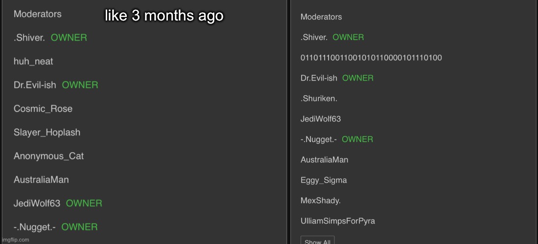 is our protagonist, the great and attractive nugget, making a comeback | like 3 months ago | made w/ Imgflip meme maker