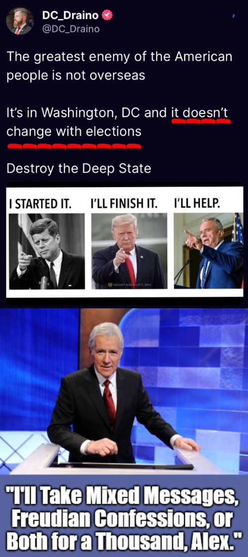 Jeopardized Braino Draino | image tagged in alex trebek jeopardy,dc draino,say what,sigmund freud,voting,deep state | made w/ Imgflip meme maker