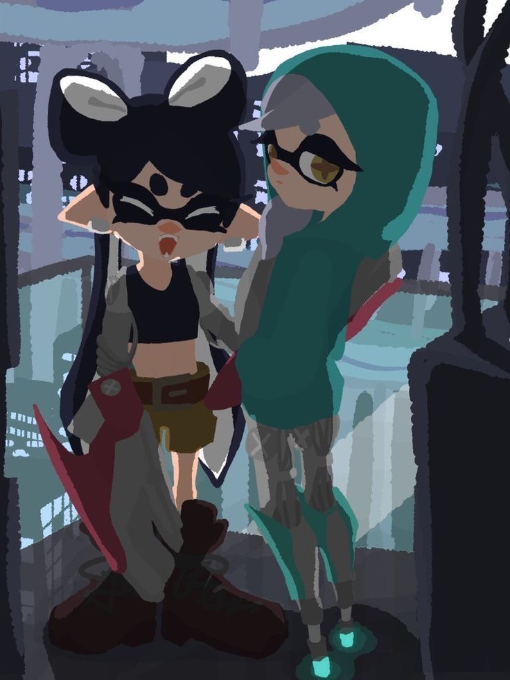 High Quality SQUID SISTERS!! Blank Meme Template