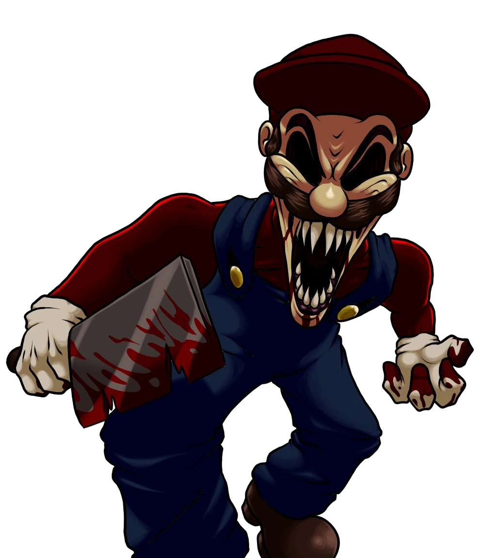 Horror Mario Blank Meme Template