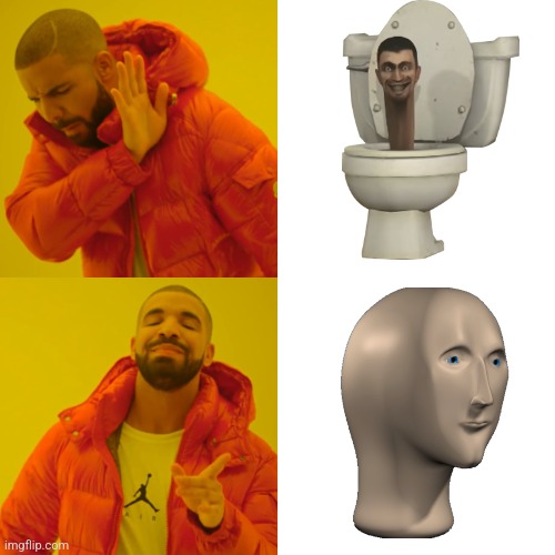 Gen alpha hate | image tagged in memes,drake hotline bling | made w/ Imgflip meme maker