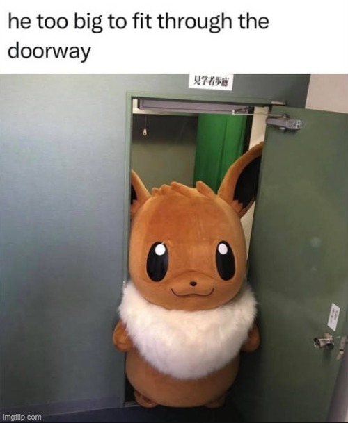 Big eevee | made w/ Imgflip meme maker