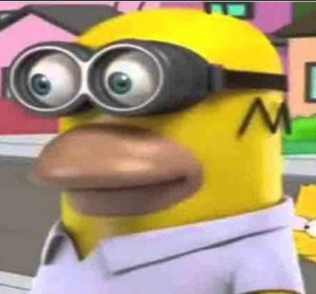 High Quality Minion moment Blank Meme Template