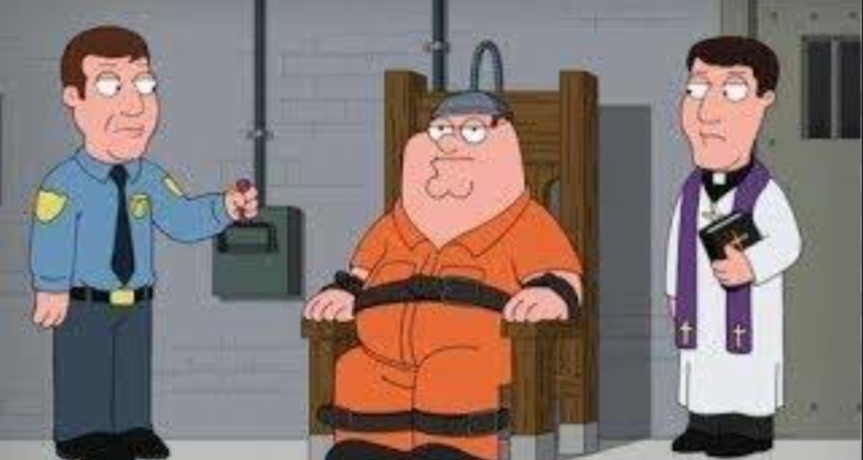 Peter Griffin getting executed Blank Meme Template