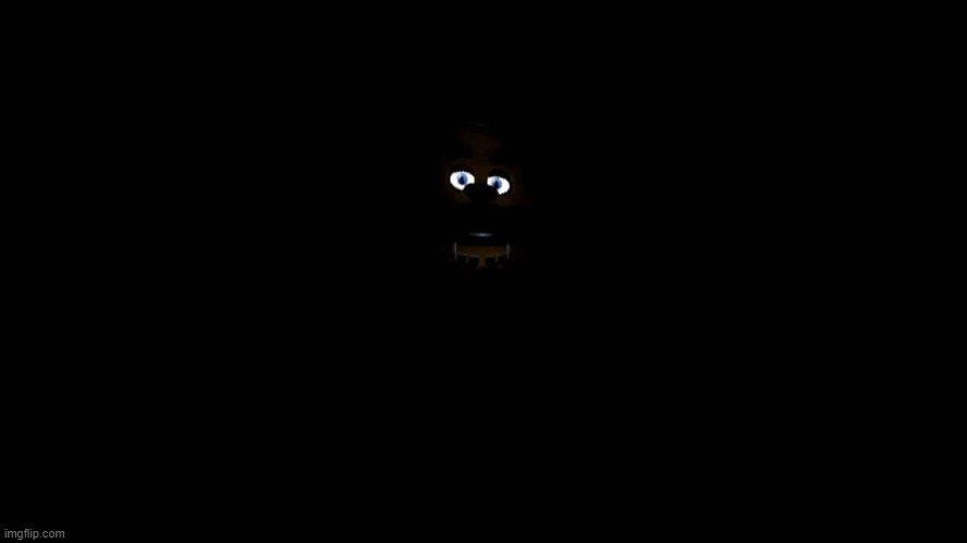 Freddy Fazbear at the dark | image tagged in freddy fazbear at the dark,fnaf,freddy,creepy,creepy pasta | made w/ Imgflip meme maker