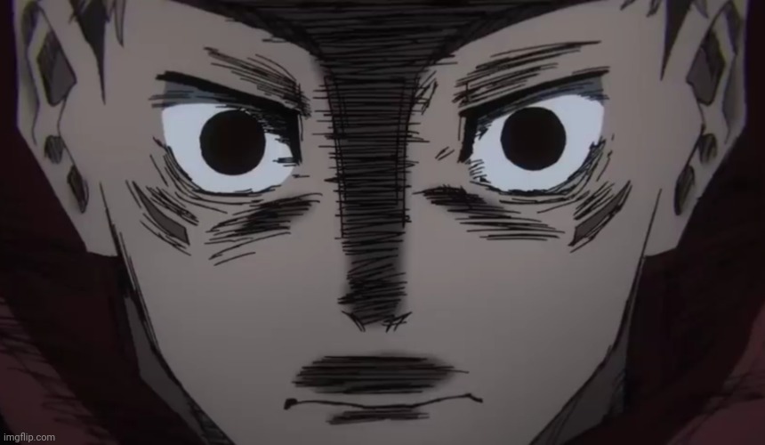 Itadori stare | image tagged in itadori stare | made w/ Imgflip meme maker