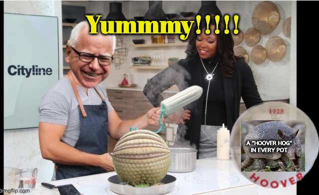 Yummmy!!!!! A "HOOVER HOG" 
IN EVERY POT | made w/ Imgflip meme maker