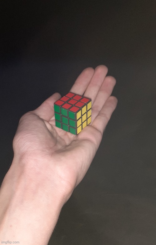 Smallest Rubik's Cube | made w/ Imgflip meme maker