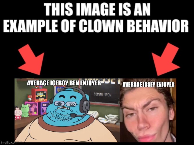 This image is an example of clown behavior dark mode | image tagged in this image is an example of clown behavior dark mode | made w/ Imgflip meme maker