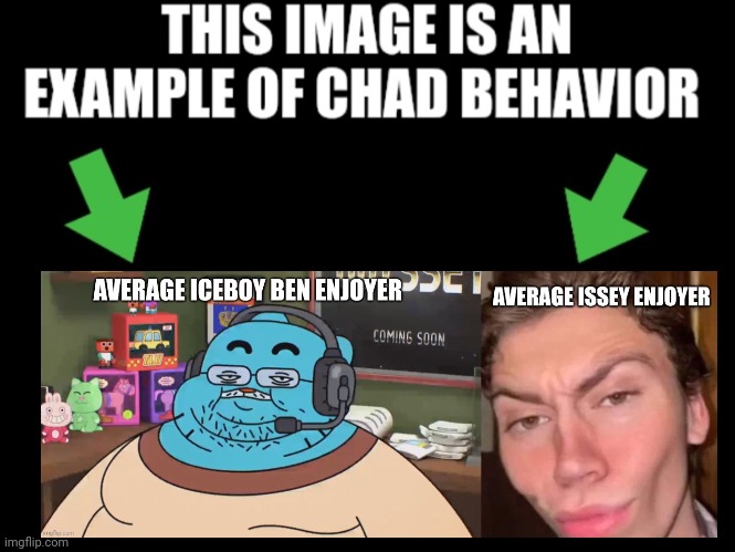 This image is an example of chad behavior dark mode | image tagged in this image is an example of chad behavior dark mode | made w/ Imgflip meme maker