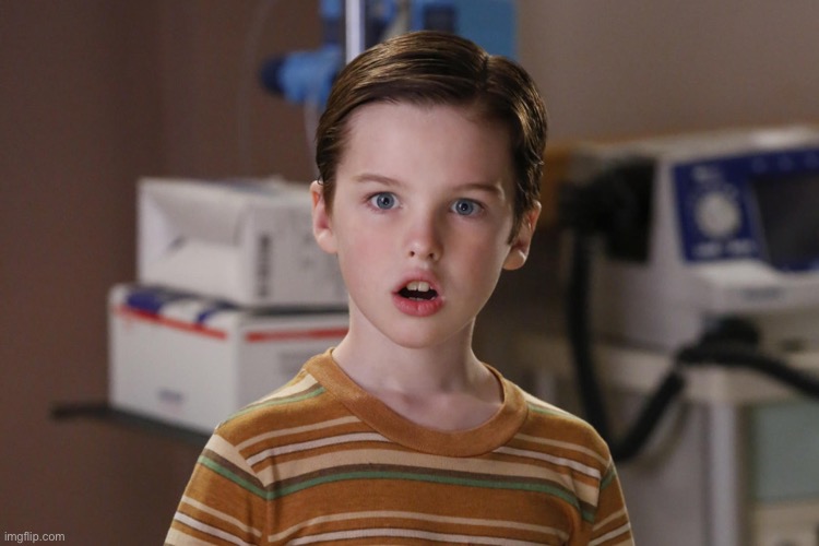 Young Sheldon | image tagged in young sheldon | made w/ Imgflip meme maker