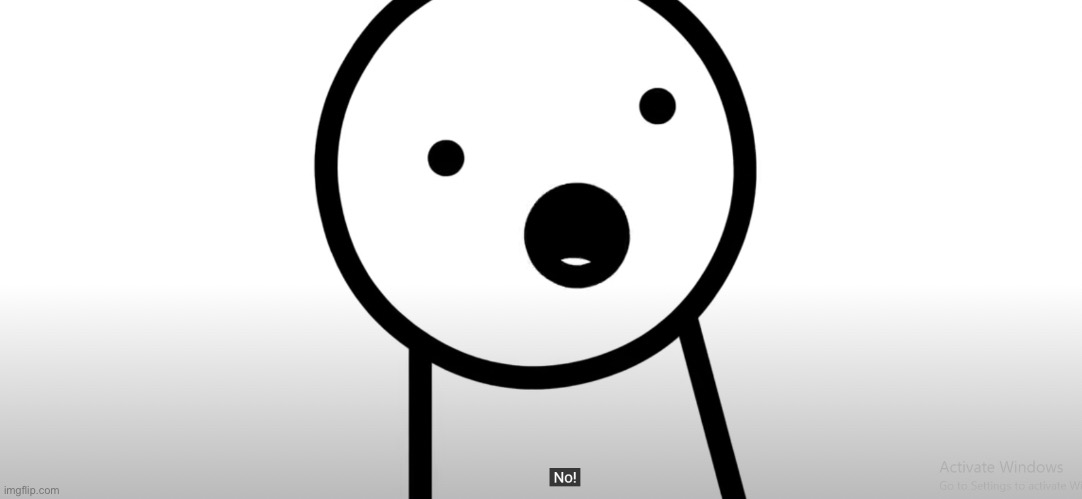 image tagged in asdfmovie no | made w/ Imgflip meme maker