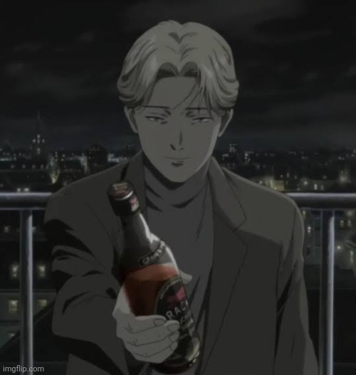 Johan liebert monster | image tagged in johan liebert monster | made w/ Imgflip meme maker