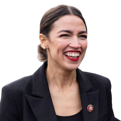 AOC Smugness Blank Meme Template