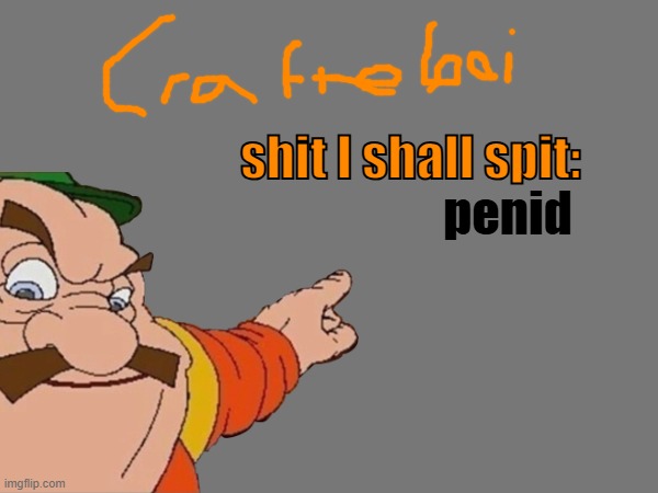 crafteeboi announcement temp v2 | penid | image tagged in crafteeboi announcement temp v2 | made w/ Imgflip meme maker