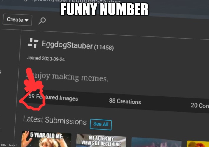 funny number | FUNNY NUMBER | image tagged in 69,wtf | made w/ Imgflip meme maker