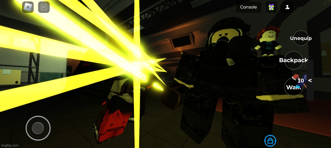 Was sent this pic of someone in Roblox kicking Mistral's ass. | made w/ Imgflip meme maker