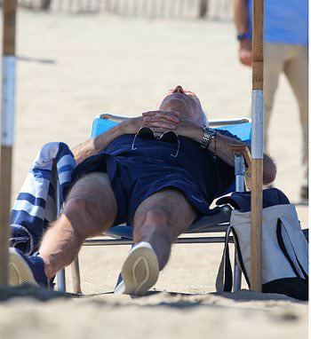 High Quality Biden on Beach Blank Meme Template