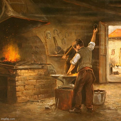 Blacksmith Workshop | image tagged in blacksmith workshop | made w/ Imgflip meme maker