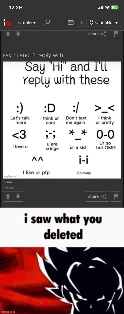 image tagged in i saw what you deleted | made w/ Imgflip meme maker
