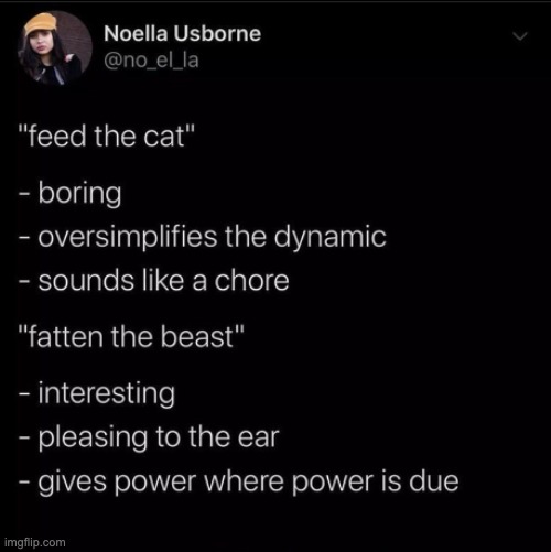 "fatten the beast" | made w/ Imgflip meme maker