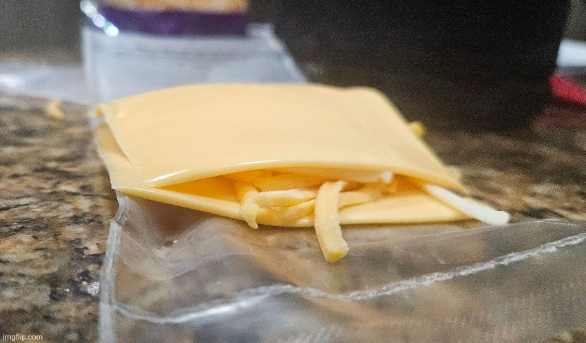 Recreated a signature dish of mine 'The Cheese Cheesewich', or the 'Constipation Snack' | made w/ Imgflip meme maker