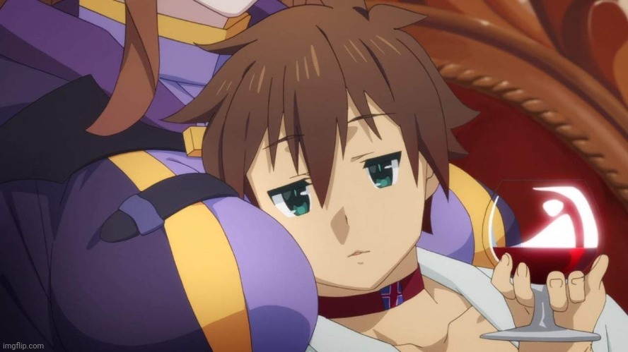 unimpressed Kazuma | image tagged in unimpressed kazuma | made w/ Imgflip meme maker