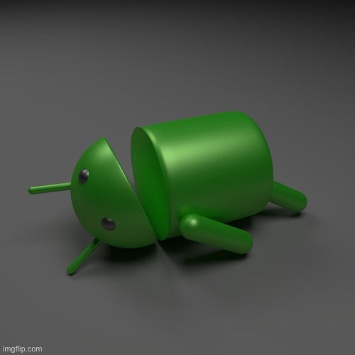 android knockout | image tagged in android knockout | made w/ Imgflip meme maker