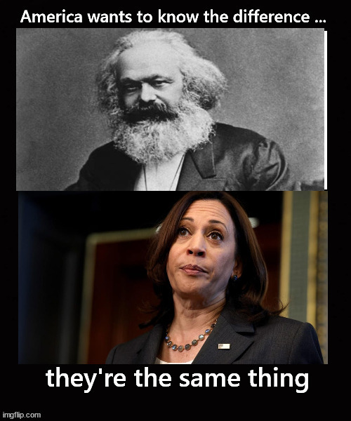 MARXIST COMMIE HARRISS | image tagged in they're the same kamala harris | made w/ Imgflip meme maker