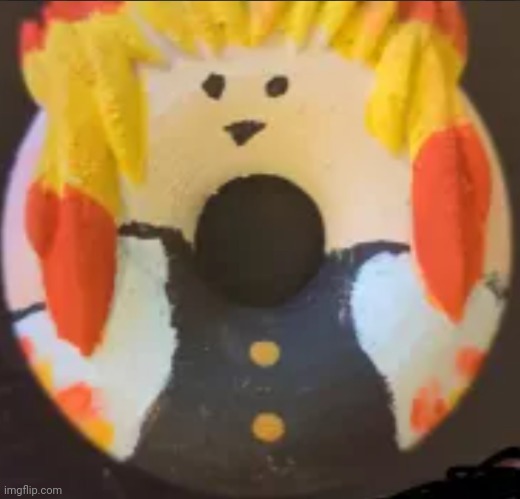 rengoku donut | image tagged in rengoku donut | made w/ Imgflip meme maker