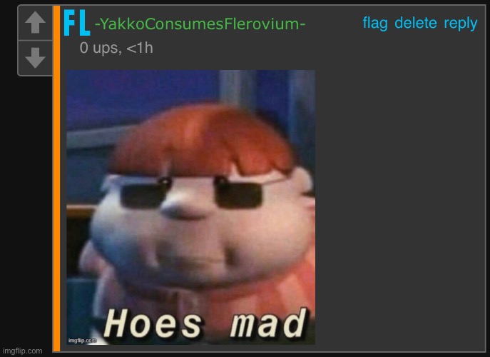 Yakko hoes mad | image tagged in yakko hoes mad | made w/ Imgflip meme maker