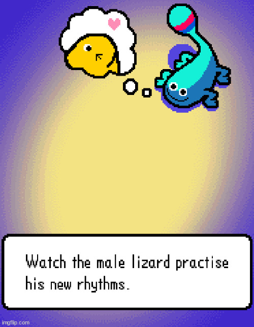 HOT TAKE: male lizard is a goober | made w/ Imgflip meme maker
